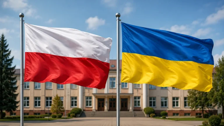 Hymn Ukrainy na zakończeniu roku szkolnego w Szczecinie. Rodzice oburzeni, szkoła tłumaczy się „integracją”